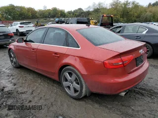 2013 Audi A4 Premium Plus with VIN WAUHFAFL9DA158018, listed as a Copart auction lot 74303104 with 121,308 mi miles and Salvage Title. Bid and sale history available at carsss.com. Image 2.
