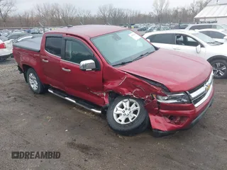 2018 Chevrolet Colorado 2WD LT z VIN 1GCGSCEA1J1121448, wystawiony jako IAAI lot #41878624 z przebiegiem 78 485 mil mil oraz . Historia ofert i sprzedaży dostępna na DreamBid. Obrazek 1.
