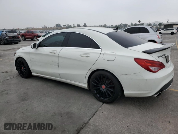2016 Mercedes-Benz CLA 250 with VIN WDDSJ4GB3GN359737, listed as a Copart auction lot 59172405 with 201,220 mi miles and Salvage title. Bid and sale history available at DreamBid. Image 2.