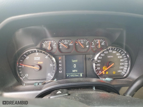 2016 GMC Sierra 1500 with VIN 1GTV2LEC0GZ281176, listed as a Copart auction lot 44316565 with 105,279 mi miles and Salvage Title. Bid and sale history available at carsss.com. Image 9.