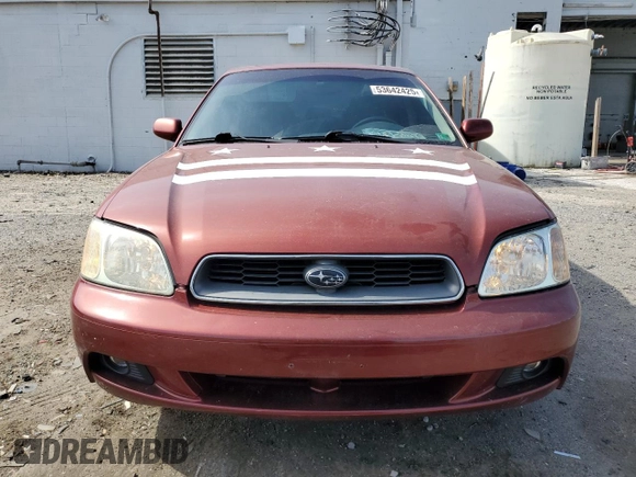 2004 Subaru Legacy Sedan (Natl) L with VIN 4S3BE625847203768, listed as a Copart auction lot 53642425 with 102,217 mi miles and Clean Title. Bid and sale history available at carsss.com. Image 5.