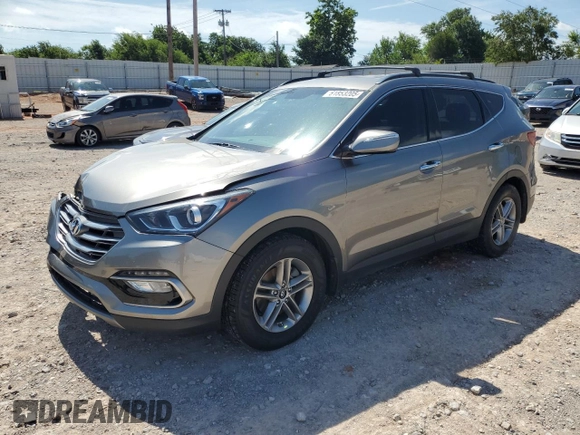 2018 Hyundai Santa Fe 2.4L with VIN 5NMZU3LB0JH065524, listed as a Copart auction lot 61853205 with 79,685 mi miles and Salvage title. Bid and sale history available at DreamBid. Image 1.