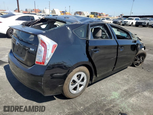 2015 Toyota Prius Four with VIN JTDKN3DU9F0435875, listed as a Copart auction lot 63533905 with Not provided miles and Salvage title. Bid and sale history available at DreamBid. Image 3.