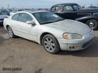 2001 Chrysler Sebring LXi with VIN 4C3AG52H61E190300, listed as a IAAI auction lot 41551135 with 123,715 mi miles. Bid and sale history available at carsss.com. Image 1.