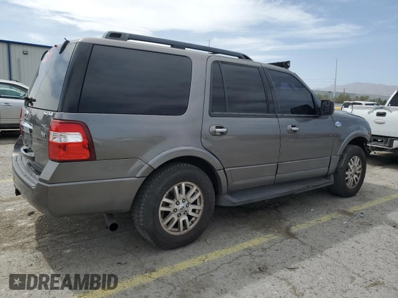 2014 Ford Expedition King Ranch with VIN 1FMJU1J58EEF44468, listed as a Copart auction lot 56375275 with 214,801 mi miles and Salvage title. Bid and sale history available at DreamBid. Image 3.