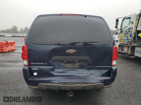2007 Chevrolet Uplander LS Fleet z VIN 1GNDV23WX7D189877, wystawiony jako Copart lot #61576525 z przebiegiem 179 702 mil mil oraz Szkoda całkowita • Salvage title. Historia ofert i sprzedaży dostępna na DreamBid. Obrazek 6.