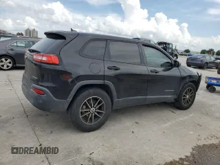 2015 Jeep Cherokee Sport with VIN 1C4PJLAB7FW517637, listed as a Copart auction lot 61385945 with 158,956 mi miles and Salvage title. Bid and sale history available at DreamBid. Image 3.