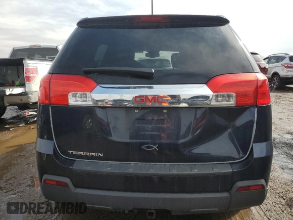 2015 GMC Terrain SLE with VIN 2GKALREK7F6192418, listed as a Copart auction lot 47000345 with 144,593 mi miles and Salvage Title. Bid and sale history available at DreamBid. Image 6.