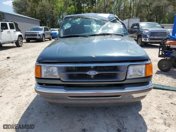 1995 Ford Ranger Splash with VIN 1FTCR10A3SUB11395, listed as a Copart auction lot 50945405 with 146,476 mi miles and Salvage Title. Bid and sale history available at carsss.com. Image 5.