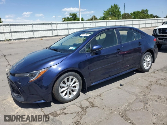 2021 Toyota Corolla LE with VIN JTDVPMAE9MJ121337, listed as a Copart auction lot 56254894 with 11,976 mi miles and Salvage Title. Bid and sale history available at DreamBid. Image 1.
