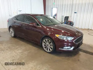 2017 Ford Fusion Titanium with VIN 3FA6P0K91HR171231, listed as a IAAI auction lot 41131312 with 115,265 mi miles. Bid and sale history available at carsss.com. Image 1.