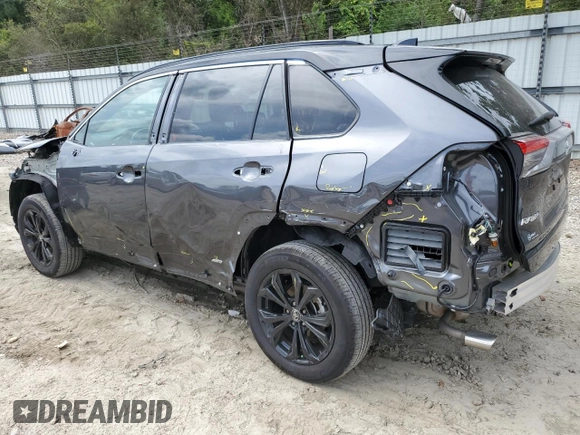 2023 Toyota RAV4 Hybrid XSE with VIN 4T3E6RFV1PU117863, listed as a Copart auction lot 60135555 with 28,248 mi miles and Salvage title. Bid and sale history available at DreamBid. Image 2.