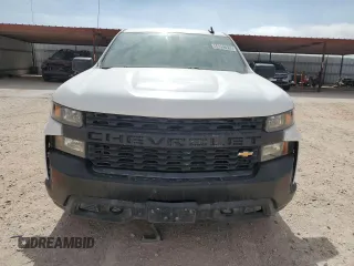 2020 Chevrolet Silverado 1500 Work Truck with VIN 1GCRYAEF0LZ166814, listed as a Copart auction lot 44057915 with 105,084 mi miles and Clean Title. Bid and sale history available at carsss.com. Image 5.