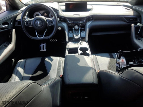 2021 Acura TLX w/A-Spec Package with VIN 19UUB5F51MA016091, listed as a Copart auction lot 63460954 with 50,108 mi miles and Salvage Title. Bid and sale history available at carsss.com. Image 8.