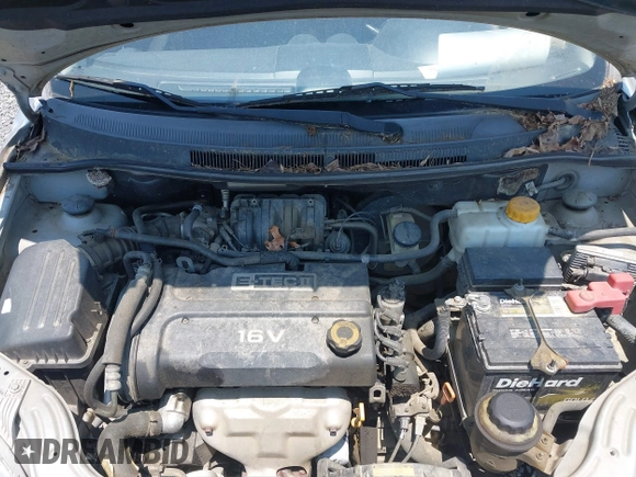 2008 Chevrolet Aveo LS with VIN KL1TD56648B259186, listed as a IAAI auction lot 42471424 with 119,844 mi miles and . Bid and sale history available at DreamBid. Image 10.