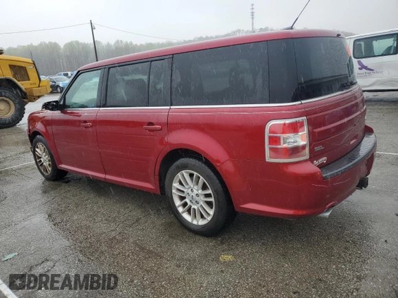 2013 Ford Flex SEL with VIN 2FMGK5C85DBD10846, listed as a Copart auction lot 51820705 with 166,433 mi miles and Salvage Title. Bid and sale history available at carsss.com. Image 2.