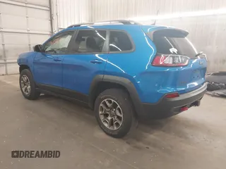 2020 Jeep Cherokee Trailhawk with VIN 1C4PJMBX6LD656570, listed as a IAAI auction lot 42399597 with 88,348 mi miles and . Bid and sale history available at DreamBid. Image 3.