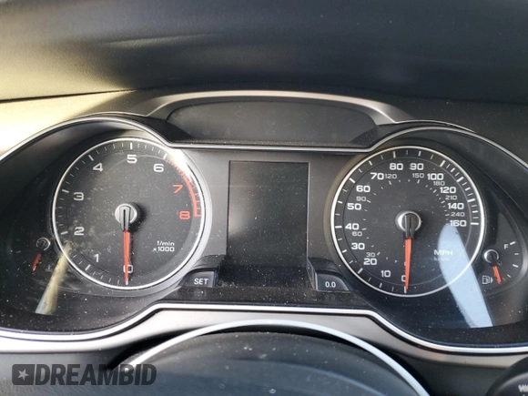 2014 Audi A4 Premium with VIN WAUAFAFL4EN030507, listed as a Copart auction lot 83457514 with 0 mi miles and Salvage Title. Bid and sale history available at carsss.com. Image 9.