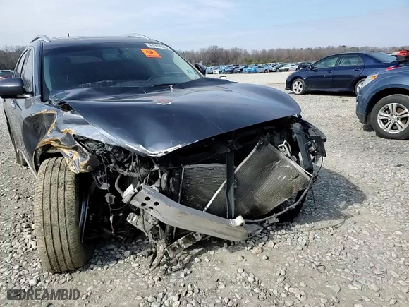 2010 Infiniti FX35 with VIN JN8AS1MW5AM854595, listed as a Copart auction lot 43969035 with 0 mi miles and Salvage Title. Bid and sale history available at carsss.com. Image 12.