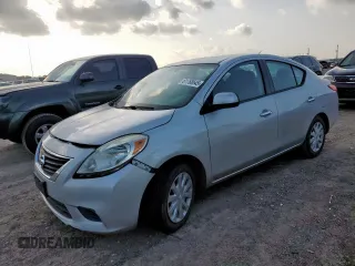 2013 Nissan Versa SV with VIN 3N1CN7AP2DL858617, listed as a Copart auction lot 61768645 with 159,459 mi miles and Salvage title. Bid and sale history available at DreamBid. Image 1.