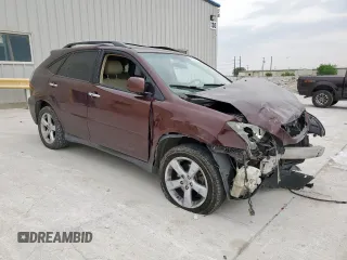 2008 Lexus RX 350 with VIN JTJGK31U080013772, listed as a Copart auction lot 53504485 with 191,417 mi miles and Salvage Title. Bid and sale history available at DreamBid. Image 4.