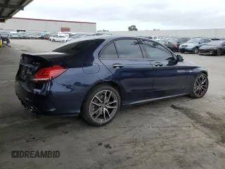 2020 Mercedes-Benz C 43 AMG z VIN W1KWF6EB4LR585855, wystawiony jako Copart lot #54072045 z przebiegiem 46 916 mil mil oraz Szkoda całkowita • Salvage title. Historia ofert i sprzedaży dostępna na DreamBid. Obrazek 3.