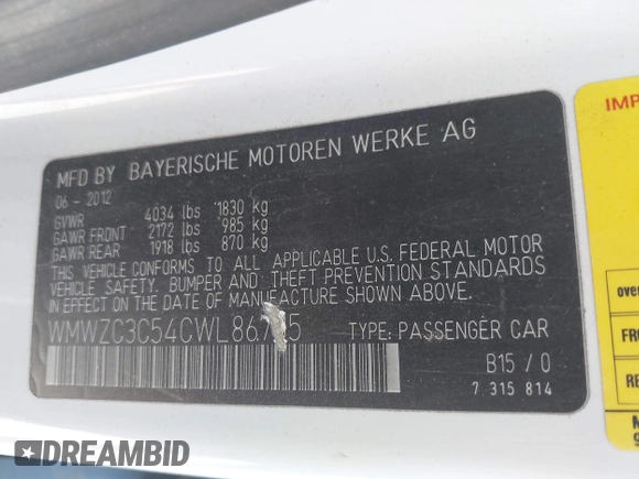 2012 MINI Countryman S с VIN WMWZC3C54CWL86735, выставлен на аукционе IAAI как лот 42448799 с пробегом 113 668 миль миль и . История ставок и продаж доступна на DreamBid. Изображение 9.