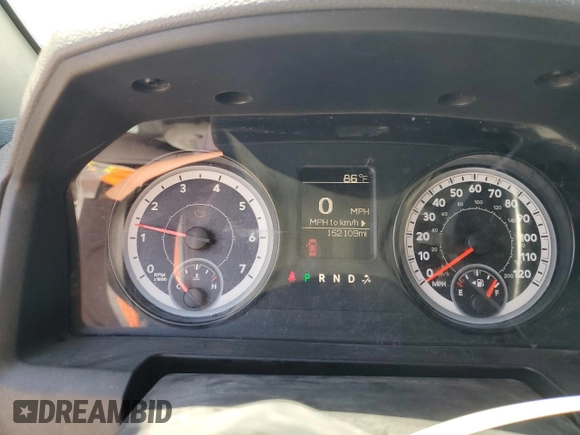 2015 Ram 1500 ST with VIN 1C6RR7ST9FS615292, listed as a Copart auction lot 53897925 with 152,109 mi miles and Salvage title. Bid and sale history available at DreamBid. Image 9.