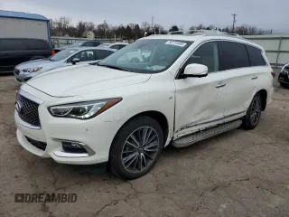 2017 Infiniti QX60 with VIN 5N1DL0MM5HC530475, listed as a Copart auction lot 50774405 with 146,553 mi miles and Salvage Title. Bid and sale history available at carsss.com. Image 1.