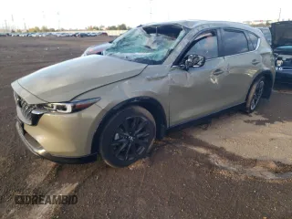 2024 Mazda CX-5 2.5 Carbon Turbo with VIN JM3KFBAY7R0358093, listed as a Copart auction lot 75492214 with 14,624 mi miles and Salvage Title. Bid and sale history available at carsss.com. Image 1.