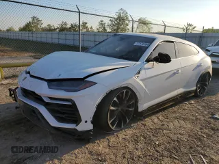 2022 Lamborghini Urus z VIN ZPBUA1ZL8NLA22604, wystawiony jako Copart lot #77174164 z przebiegiem Nie podano mil oraz Szkody całkowita. Historia ofert i sprzedaży dostępna na DreamBid. Obrazek 1.