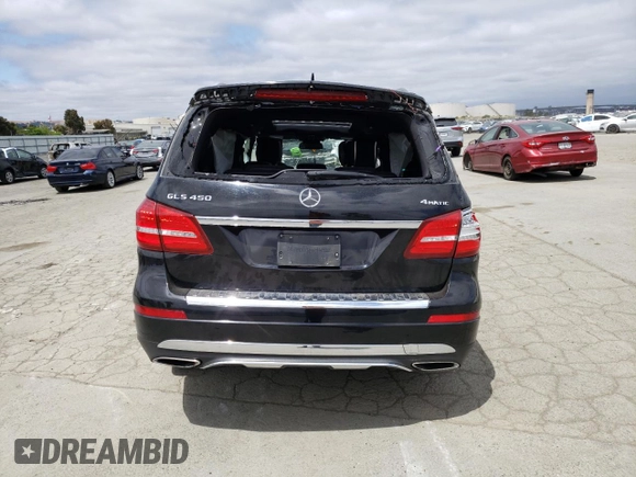 2017 Mercedes-Benz GLS with VIN 4JGDF6EE1HA859753, listed as a Copart auction lot 55002523 with 99,427 mi miles. Bid and sale history available at carsss.com. Image 6.