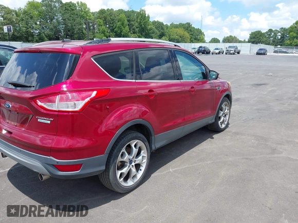 2013 Ford Escape Titanium with VIN 1FMCU0J9XDUD32178, listed as a IAAI auction lot 42754756 with 195,095 mi miles and . Bid and sale history available at DreamBid. Image 4.