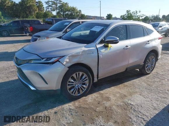 2021 Toyota Venza LE with VIN JTEAAAAH6MJ027243, listed as a IAAI auction lot 42054229 with 18,996 mi miles and . Bid and sale history available at DreamBid. Image 2.