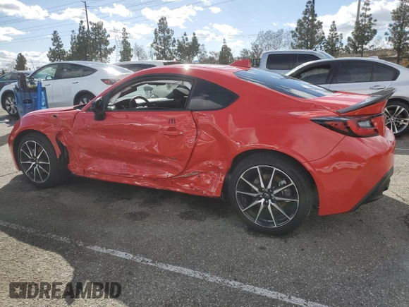 2024 Toyota 86 with VIN JF1ZNBB1XR9754144, listed as a Copart auction lot 48593365 with 5,057 mi miles and Salvage Title. Bid and sale history available at DreamBid. Image 2.