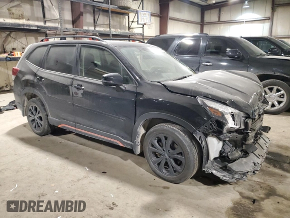 2023 Subaru Forester Sport with VIN JF2SKAJC6PH471150, listed as a Copart auction lot 88998155 with 35,975 mi miles and Salvage Title. Bid and sale history available at carsss.com. Image 4.