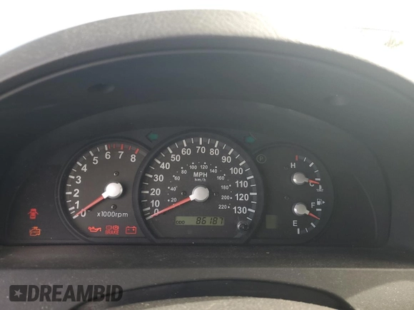 2005 Kia Sorento LX with VIN KNDJD733555463706, listed as a Copart auction lot 53953475 with 86,187 mi miles and Salvage Title. Bid and sale history available at carsss.com. Image 9.