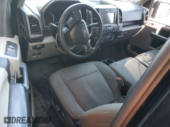 2018 Ford F-150 XL with VIN 1FTEW1E53JKE60547, listed as a Copart auction lot 48201675 with 185,399 mi miles and Clean Title. Bid and sale history available at DreamBid. Image 8.