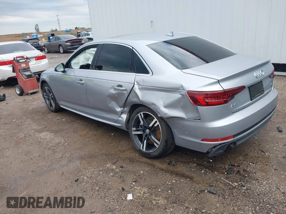 2018 Audi A4 Premium Plus z VIN WAUENAF43JN012300, wystawiony jako IAAI lot #42175129 z przebiegiem 89 521 mil mil oraz . Historia ofert i sprzedaży dostępna na DreamBid. Obrazek 3.