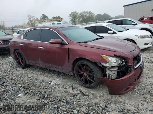 2011 Nissan Maxima SV with VIN 1N4AA5AP0BC801402, listed as a Copart auction lot 51287515 with 191,468 mi miles and Salvage Title. Bid and sale history available at DreamBid. Image 4.