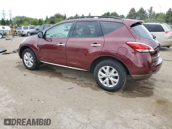 2011 Nissan Murano SL z VIN JN8AZ1MUXBW051152, wystawiony jako Copart lot #58340145 z przebiegiem 132 836 mil mil oraz Szkoda całkowita • Salvage title. Historia ofert i sprzedaży dostępna na DreamBid. Obrazek 2.