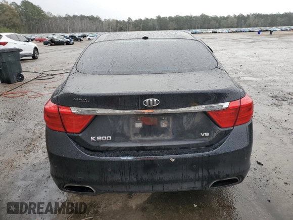 2015 Kia K900 Premium with VIN KNALU4D45F6026246, listed as a Copart auction lot 86622434 with 102,508 mi miles and Salvage title. Bid and sale history available at DreamBid. Image 6.