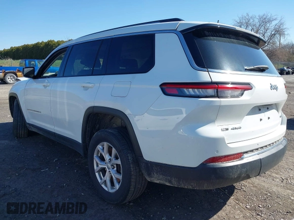 2021 Jeep Grand Cherokee Limited with VIN 1C4RJKBG7M8142511, listed as a IAAI auction lot 41944285 with 94,124 mi miles and . Bid and sale history available at DreamBid. Image 3.