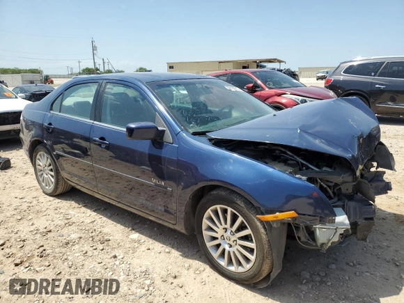2007 Mercury Milan Premier with VIN 3MEHM08Z97R645099, listed as a Copart auction lot 56129915 with Not provided miles and Salvage title. Bid and sale history available at DreamBid. Image 4.
