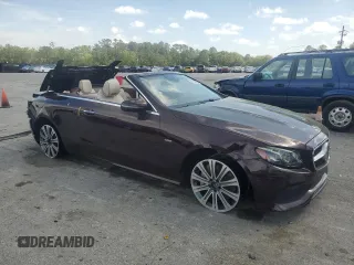 2018 Mercedes-Benz E 400 with VIN WDD1K6GB5JF023528, listed as a Copart auction lot 51788255 with 60,605 mi miles and Salvage title. Bid and sale history available at DreamBid. Image 4.
