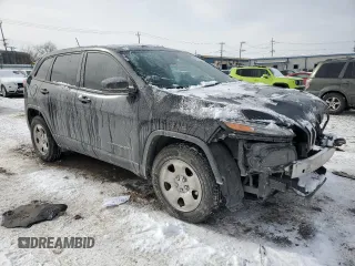 2016 Jeep Cherokee Sport with VIN 1C4PJMAB9GW277403, listed as a Copart auction lot 45113385 with 55,937 mi miles and Salvage Title. Bid and sale history available at DreamBid. Image 4.