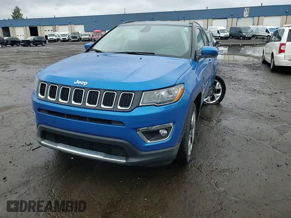 2019 Jeep Compass Limited z VIN 3C4NJDCB7KT647945, wystawiony jako Copart lot #56949725 z przebiegiem 41 892 mil mil oraz Czysty tytuł • Clean title. Historia ofert i sprzedaży dostępna na DreamBid. Obrazek 14.