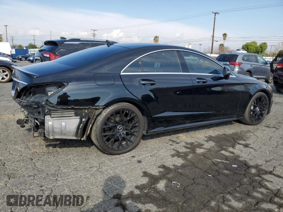 2016 Mercedes-Benz CLS-Class CLS 550 with VIN WDDLJ7DB0GA177690, listed as a Copart auction lot 42559415 with 93,789 mi miles and Salvage Title. Bid and sale history available at carsss.com. Image 3.