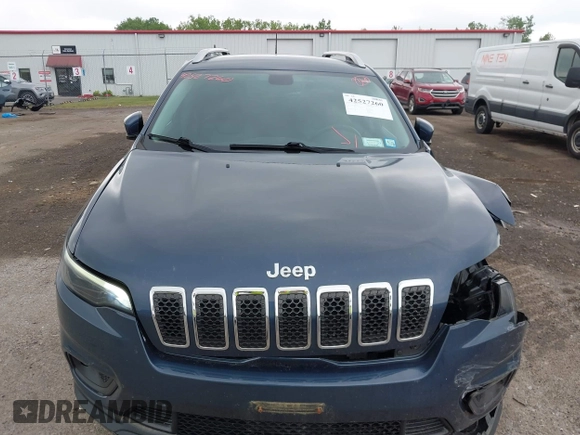2019 Jeep Cherokee Latitude Plus with VIN 1C4PJMLB1KD465110, listed as a IAAI auction lot 42527260 with 32,579 mi miles and . Bid and sale history available at DreamBid. Image 12.