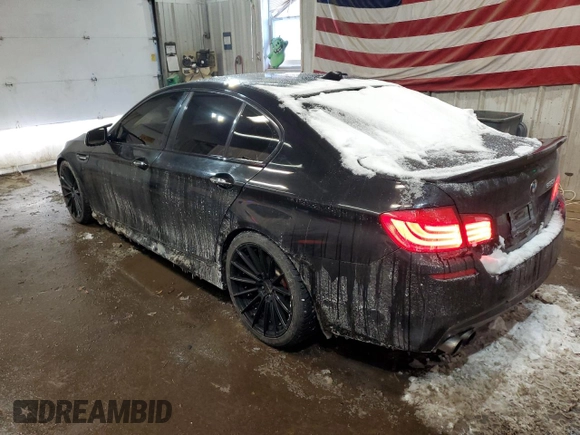 2012 BMW 5 Series 550i with VIN WBAFR9C57CDX78737, listed as a Copart auction lot 41994265 with 77,796 mi miles and Salvage Title. Bid and sale history available at carsss.com. Image 2.